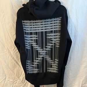 Off-White Black Tee with White Graphic